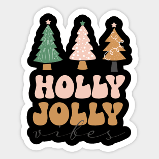 Holly Jolly Merry Christmas Sticker